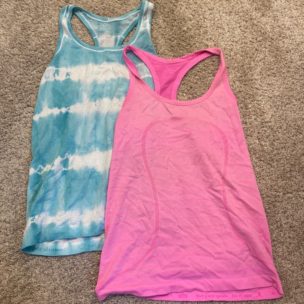 Two Lululemon tanks!